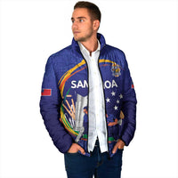 Custom Cricket Samoa East Asia-Pacific Padded Jacket Samoa Storming the Limits - Wonder Print Shop