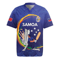 Custom Cricket Samoa East Asia-Pacific Rugby Jersey Samoa Storming the Limits - Wonder Print Shop
