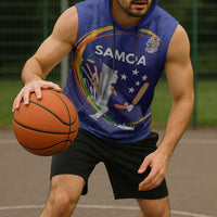 Custom Cricket Samoa East Asia-Pacific Sleeveless Hoodie Samoa Storming the Limits - Wonder Print Shop