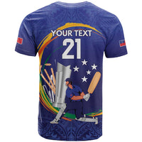 Custom Cricket Samoa East Asia-Pacific T Shirt Samoa Storming the Limits - Wonder Print Shop