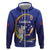 Custom Cricket Samoa East Asia-Pacific Zip Hoodie Samoa Storming the Limits - Wonder Print Shop