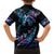 Polynesia Ribbon Butterflies Kid Hawaiian Shirt Silver Fern Breast Cancer With Papua Shell Pattern - Wonder Print Shop