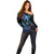 Polynesia Ribbon Butterflies Off Shoulder Sweater Silver Fern Breast Cancer With Papua Shell Pattern - Wonder Print Shop