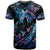 Personalised Polynesia Ribbon Butterflies T Shirt Silver Fern Breast Cancer With Papua Shell Pattern - Wonder Print Shop