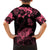 Personalised Polynesian Turtle Ribbon Kid Hawaiian Shirt Think Pink Breast Cancer With Pacific Hibiscus - Wonder Print Shop