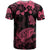 Personalised Polynesian Turtle Ribbon T Shirt Think Pink Breast Cancer With Pacific Hibiscus - Wonder Print Shop