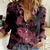 Personalised Polynesian Turtle Ribbon Women Casual Shirt Think Pink Breast Cancer With Pacific Hibiscus - Wonder Print Shop