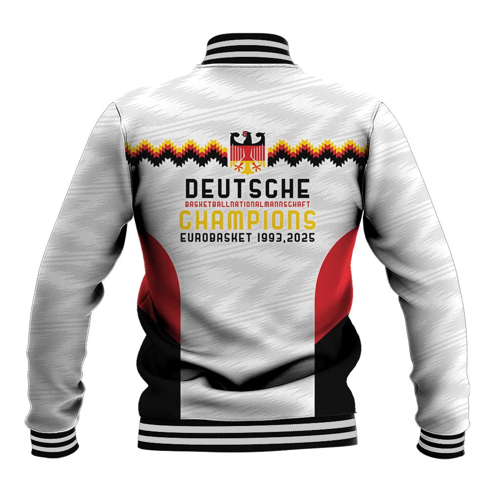 Germany Basketball History Champion Baseball Jacket Deutschland Black Red Gold Victory - Wonder Print Shop