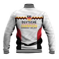 Germany Basketball History Champion Baseball Jacket Deutschland Black Red Gold Victory - Wonder Print Shop