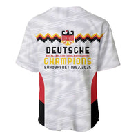 Germany Basketball History Champion Baseball Jersey Deutschland Black Red Gold Victory - Wonder Print Shop