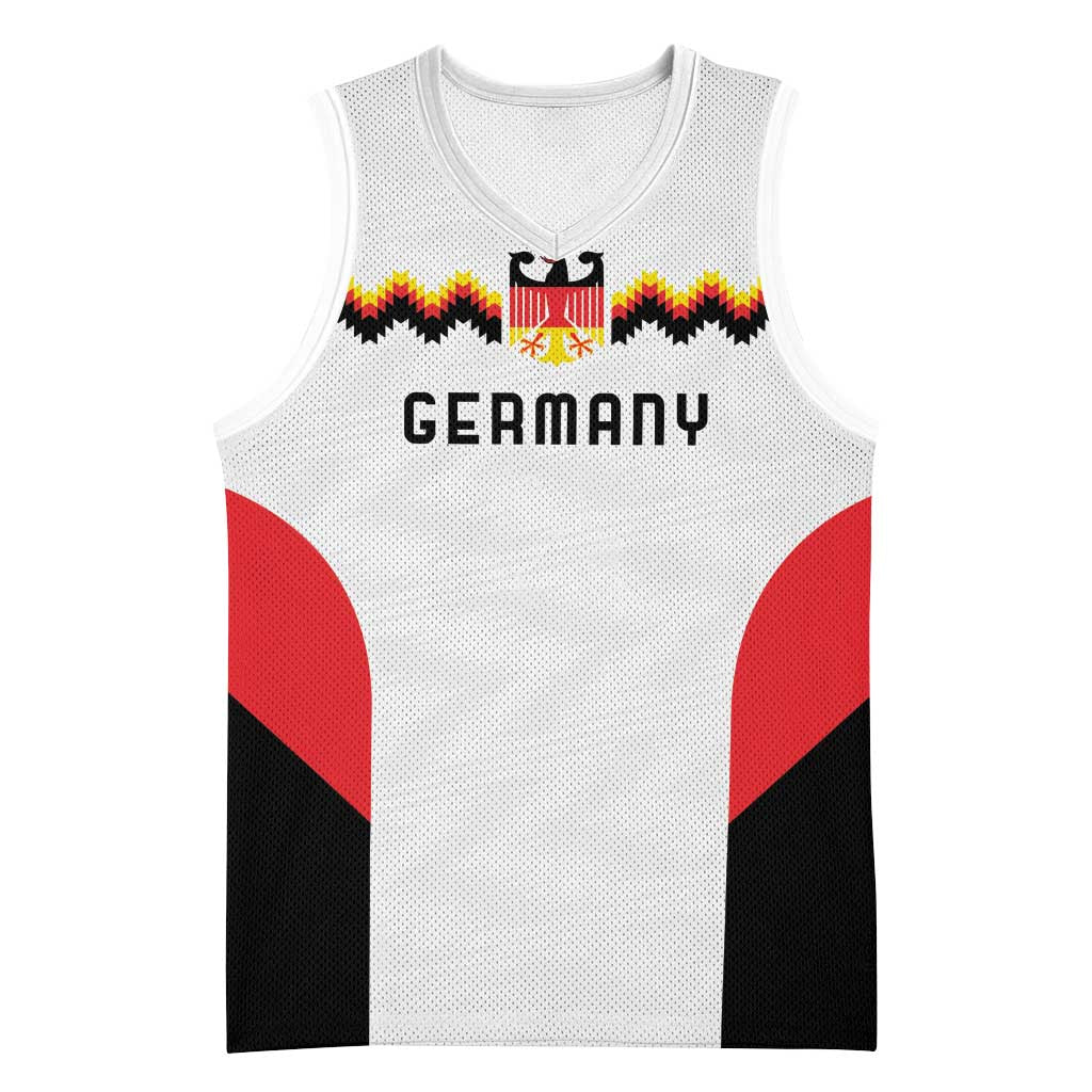 Germany Basketball History Champion Basketball Jersey Deutschland Black Red Gold Victory - Wonder Print Shop