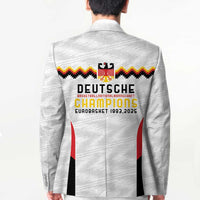 Germany Basketball History Champion Blazer Deutschland Black Red Gold Victory - Wonder Print Shop