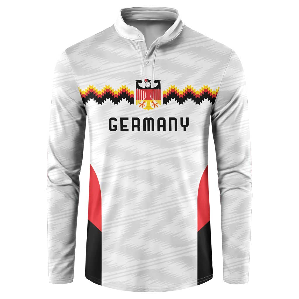Germany Basketball History Champion Button Sweatshirt Deutschland Black Red Gold Victory - Wonder Print Shop