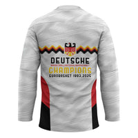 Germany Basketball History Champion Hockey Jersey Deutschland Black Red Gold Victory - Wonder Print Shop