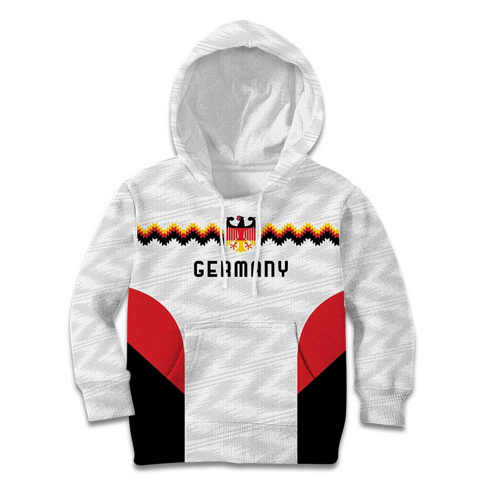 Germany Basketball History Champion Kid Hoodie Deutschland Black Red Gold Victory - Wonder Print Shop