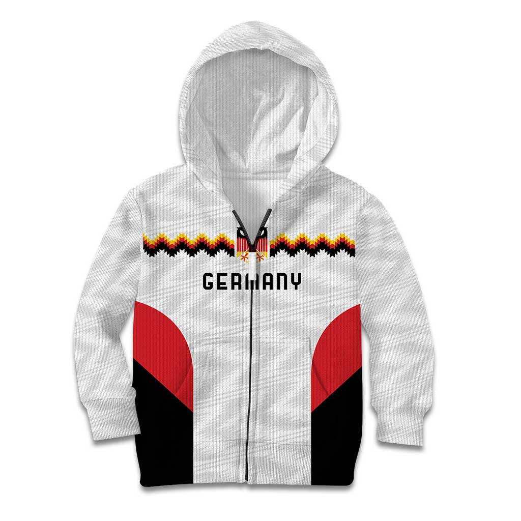 Germany Basketball History Champion Kid Hoodie Deutschland Black Red Gold Victory - Wonder Print Shop