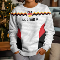Germany Basketball History Champion Kid Ugly Christmas Sweater Deutschland Black Red Gold Victory - Wonder Print Shop