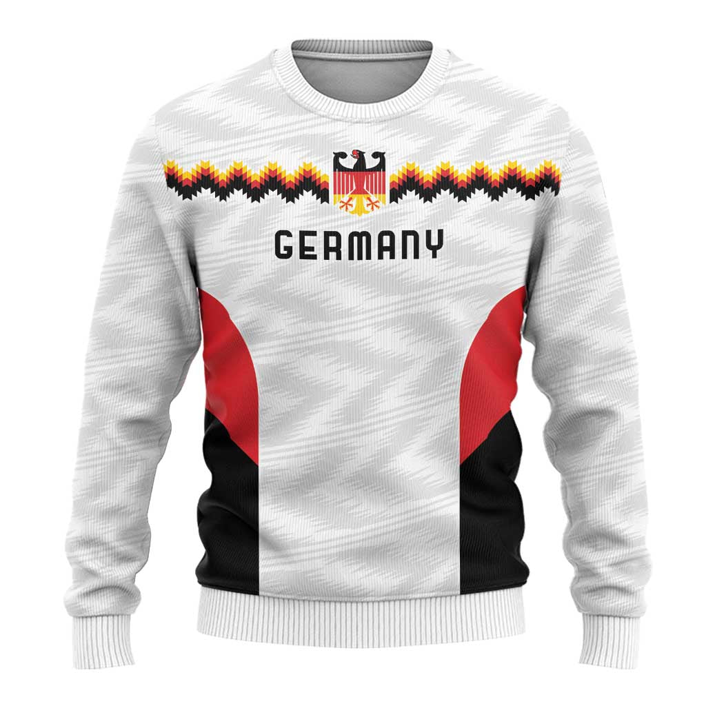 Germany Basketball History Champion Ugly Christmas Sweater Deutschland Black Red Gold Victory - Wonder Print Shop