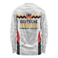 Germany Basketball History Champion Long Sleeve Shirt Deutschland Black Red Gold Victory - Wonder Print Shop
