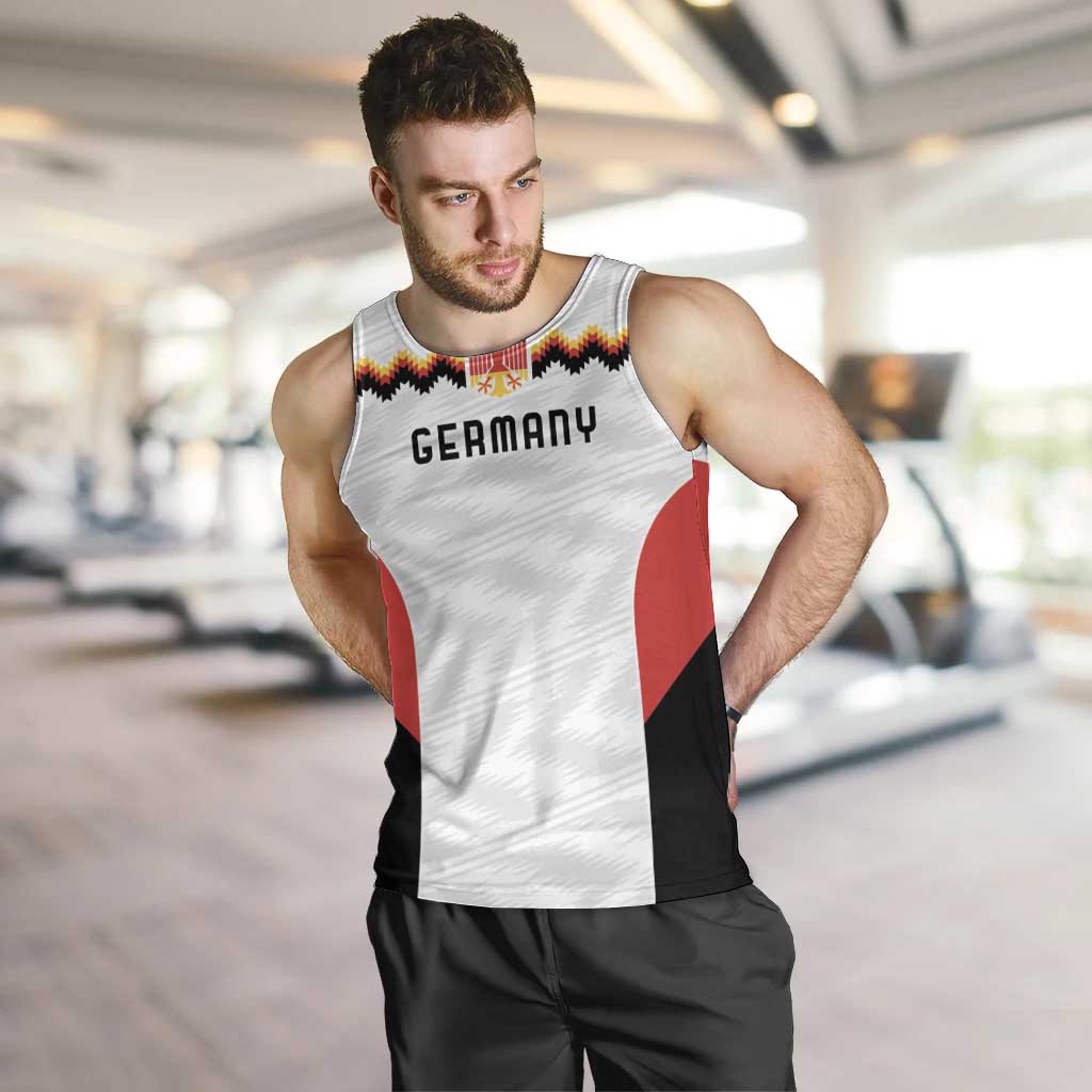 Germany Basketball History Champion Men Tank Top Deutschland Black Red Gold Victory - Wonder Print Shop