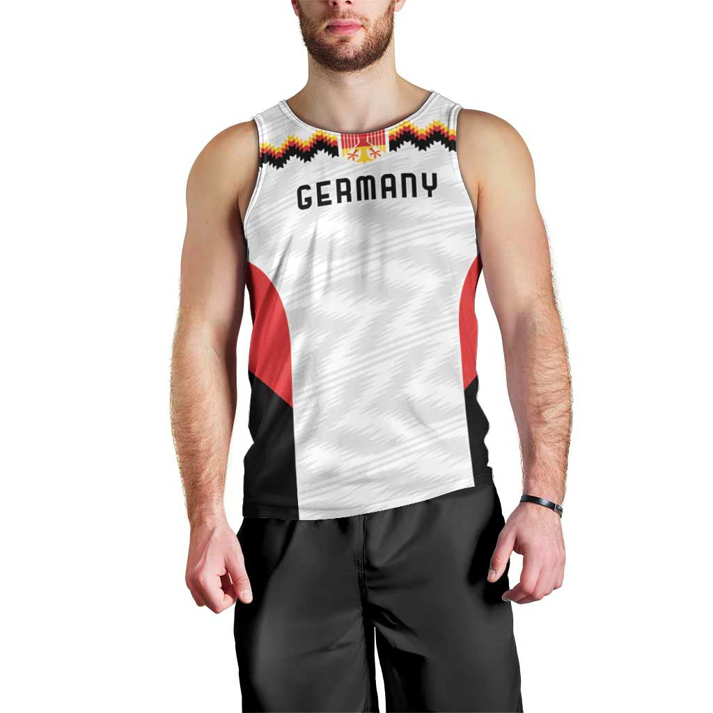 Germany Basketball History Champion Men Tank Top Deutschland Black Red Gold Victory - Wonder Print Shop