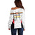 Germany Basketball History Champion Off Shoulder Sweater Deutschland Black Red Gold Victory - Wonder Print Shop