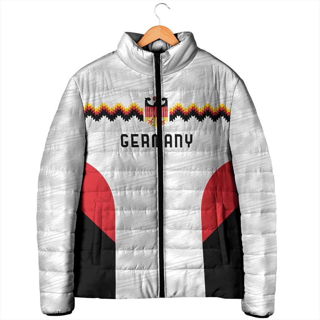 Germany Basketball History Champion Padded Jacket Deutschland Black Red Gold Victory - Wonder Print Shop