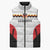 Germany Basketball History Champion Sleeveless Puffer Jacket Deutschland Black Red Gold Victory - Wonder Print Shop