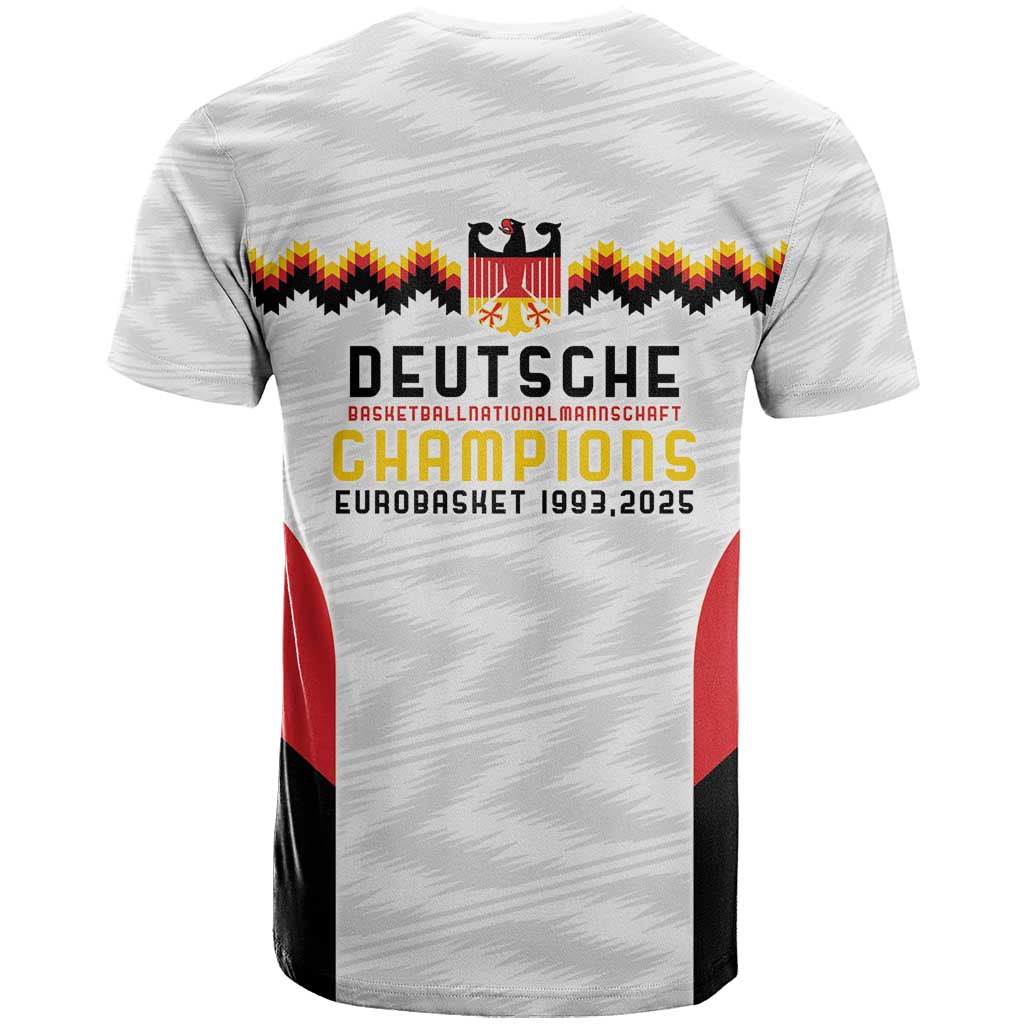 Germany Basketball History Champion T Shirt Deutschland Black Red Gold Victory - Wonder Print Shop