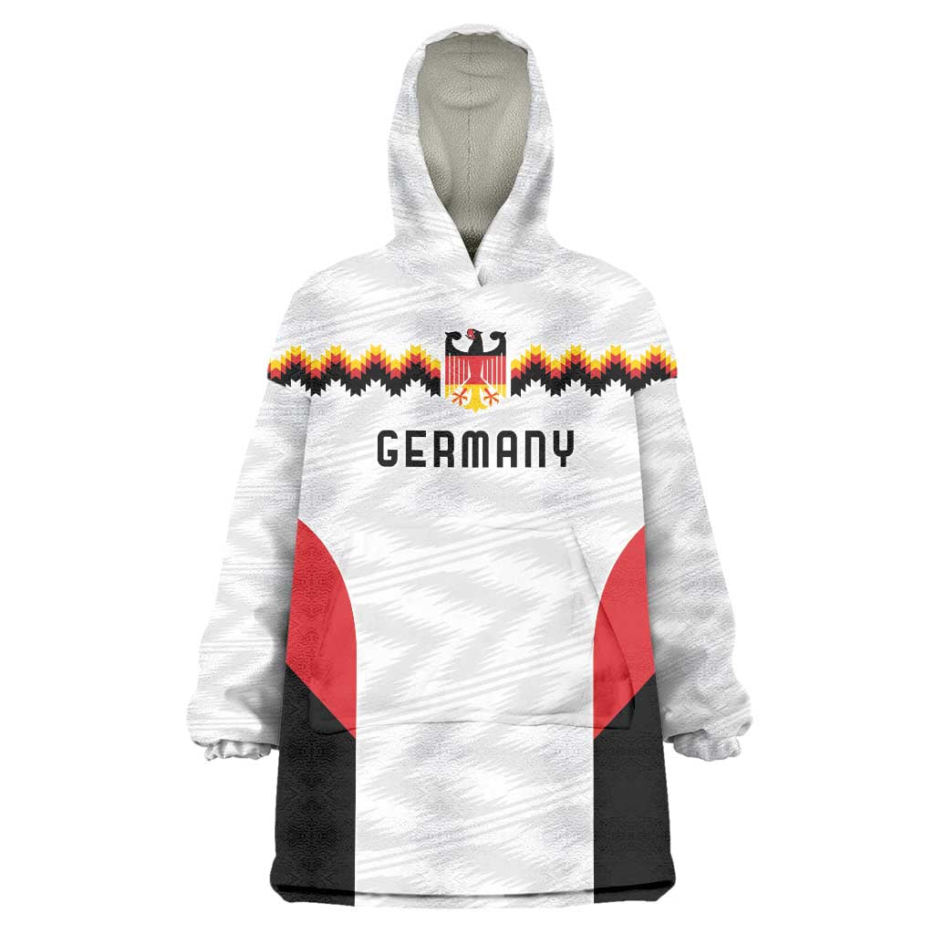 Germany Basketball History Champion Wearable Blanket Hoodie Deutschland Black Red Gold Victory - Wonder Print Shop