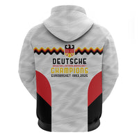 Germany Basketball History Champion Zip Hoodie Deutschland Black Red Gold Victory - Wonder Print Shop