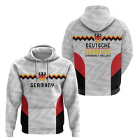 Germany Basketball History Champion Zip Hoodie Deutschland Black Red Gold Victory - Wonder Print Shop