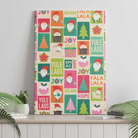 Cute Yule Lads Christmas Canvas Wall Art Icelandic Jolasveinar Hippie Style LT9 - Wonder Print Shop