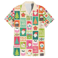 Cute Yule Lads Christmas Family Matching Long Sleeve Bodycon Dress and Hawaiian Shirt Icelandic Jolasveinar Hippie Style LT9 - Wonder Print Shop