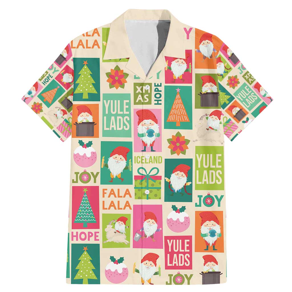 Cute Yule Lads Christmas Family Matching Mermaid Dress and Hawaiian Shirt Icelandic Jolasveinar Hippie Style LT9 - Wonder Print Shop