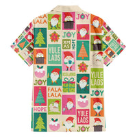 Cute Yule Lads Christmas Family Matching Off Shoulder Short Dress and Hawaiian Shirt Icelandic Jolasveinar Hippie Style LT9 - Wonder Print Shop