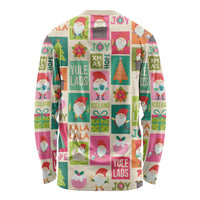Cute Yule Lads Christmas Long Sleeve Shirt Icelandic Jolasveinar Hippie Style - Wonder Print Shop