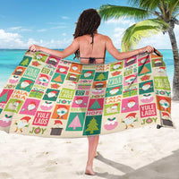 Cute Yule Lads Christmas Sarong Icelandic Jolasveinar Hippie Style - Wonder Print Shop