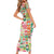 Cute Yule Lads Christmas Short Sleeve Bodycon Dress Icelandic Jolasveinar Hippie Style - Wonder Print Shop