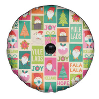 Cute Yule Lads Christmas Spare Tire Cover Icelandic Jolasveinar Hippie Style - Wonder Print Shop