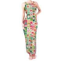 Cute Yule Lads Christmas Tank Maxi Dress Icelandic Jolasveinar Hippie Style - Wonder Print Shop