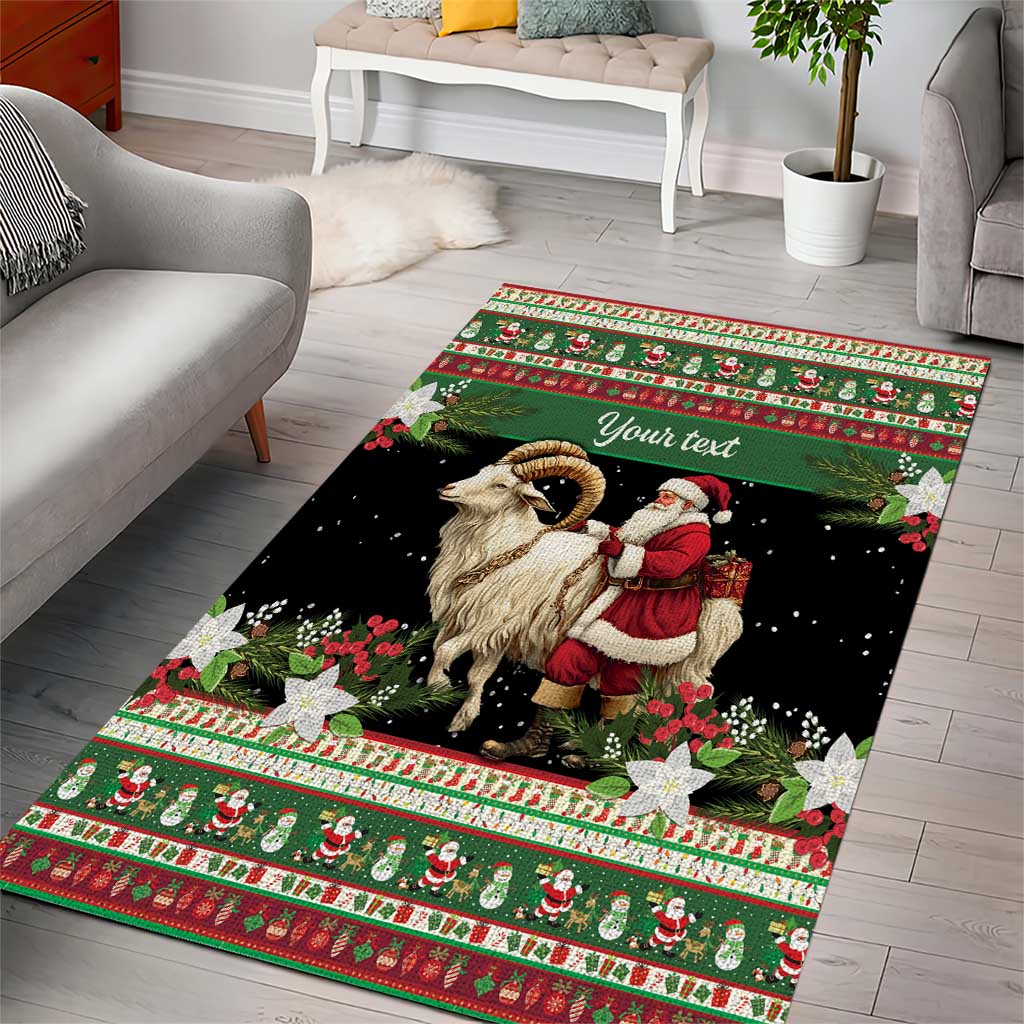 Yule Goat Personalized Area Rug Scandanavian Mythology LT9 - Wonder Print Shop