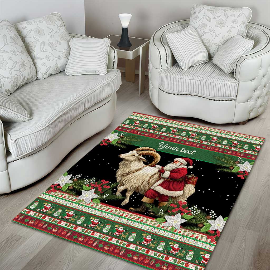 Yule Goat Personalized Area Rug Scandanavian Mythology LT9 - Wonder Print Shop
