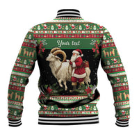 Yule Goat Personalized Baseball Jacket Scandanavian Mythology LT9 - Wonder Print Shop