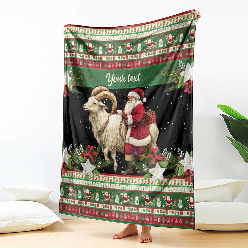 Yule Goat Personalized Blanket Scandanavian Mythology
