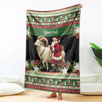 Yule Goat Personalized Blanket Scandanavian Mythology