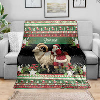 Yule Goat Personalized Blanket Scandanavian Mythology
