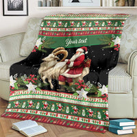 Yule Goat Personalized Blanket Scandanavian Mythology