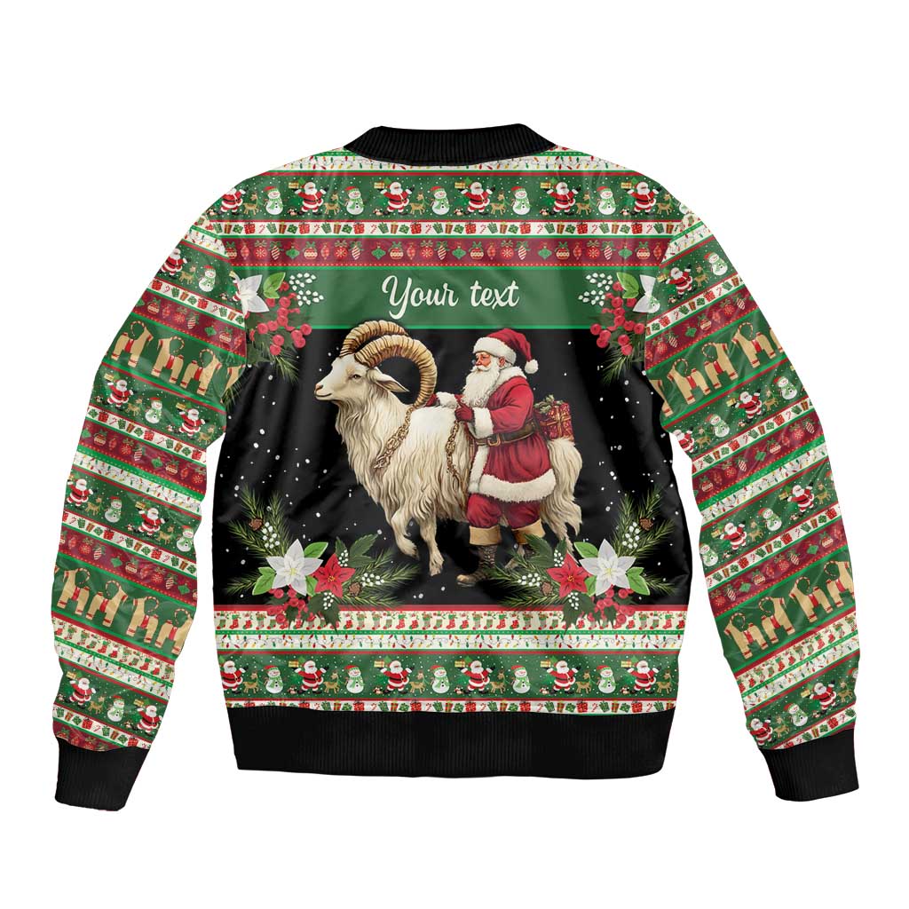 Yule Goat Personalized Bomber Jacket Scandanavian Mythology LT9 - Wonder Print Shop