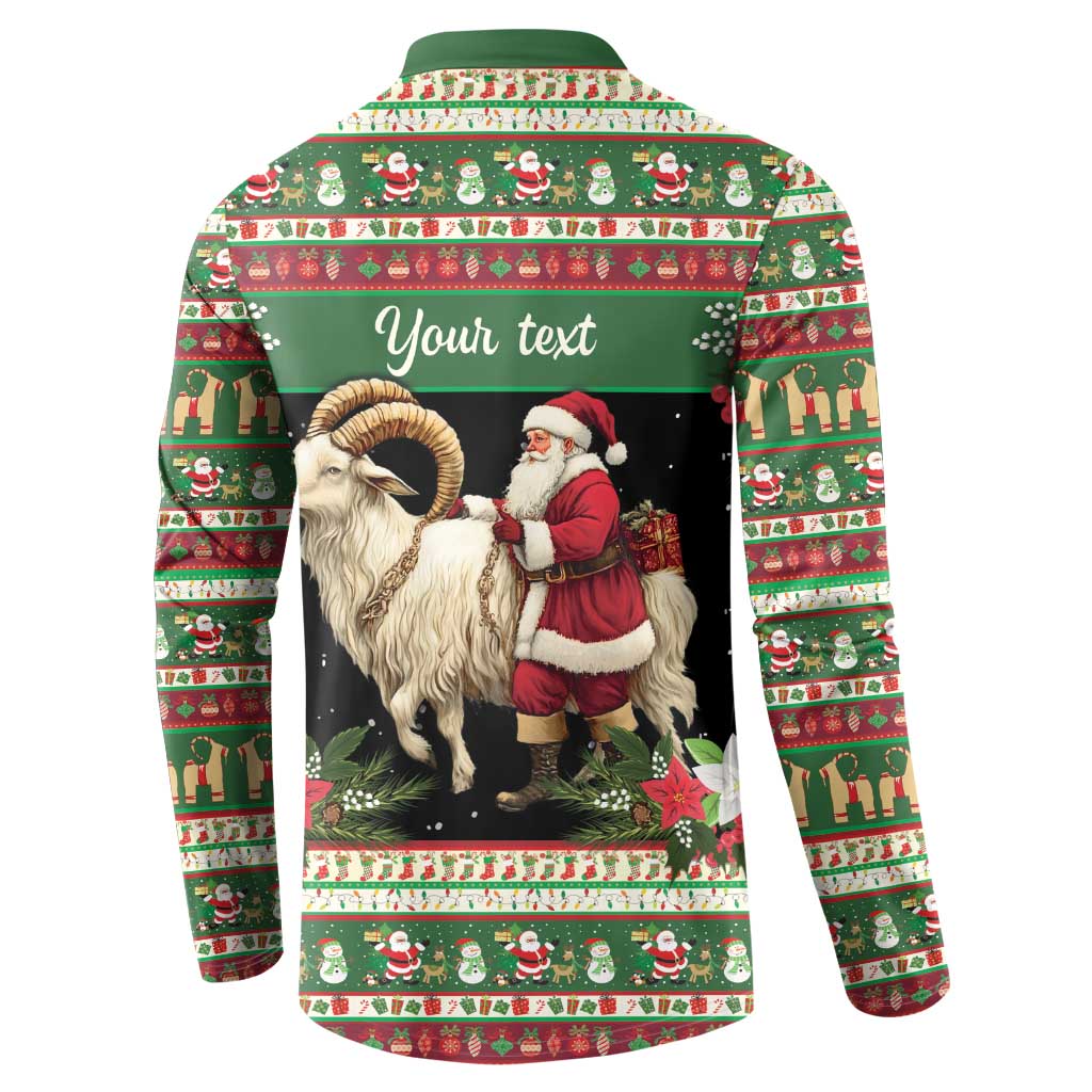 Yule Goat Personalized Button Sweatshirt Scandanavian Mythology LT9 - Wonder Print Shop
